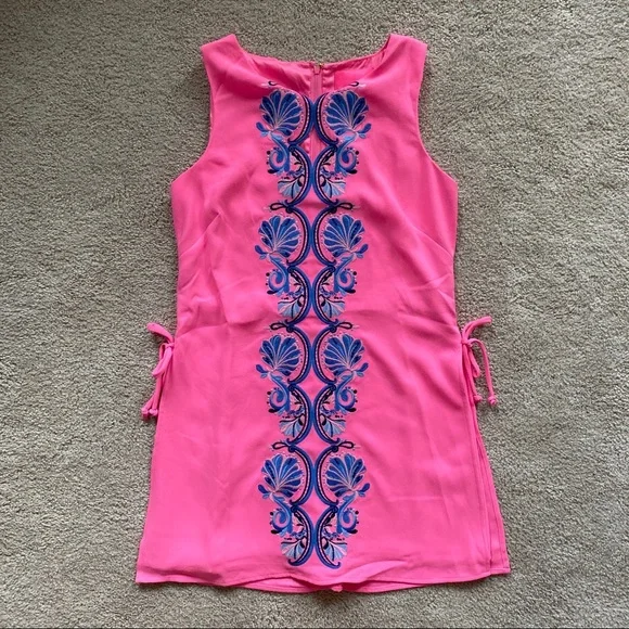 Lily Pulitzer Donna Romper Havana Pink - Picture 2 of 5